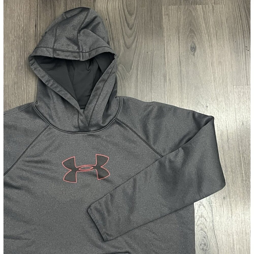 Under ArmourSweatshirt Small / Medium Gray Hoodie Storm 1 Fleece Lined